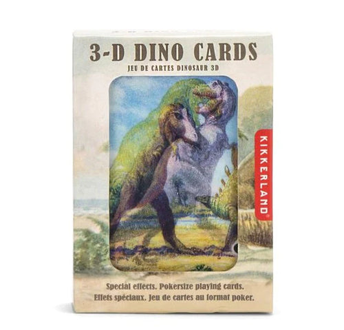 3D Dinosaur Playing Cards - Front & Company: Gift Store