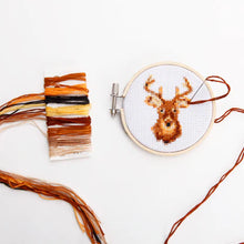 Load image into Gallery viewer, Mini Cross Stitch Kit - Deer
