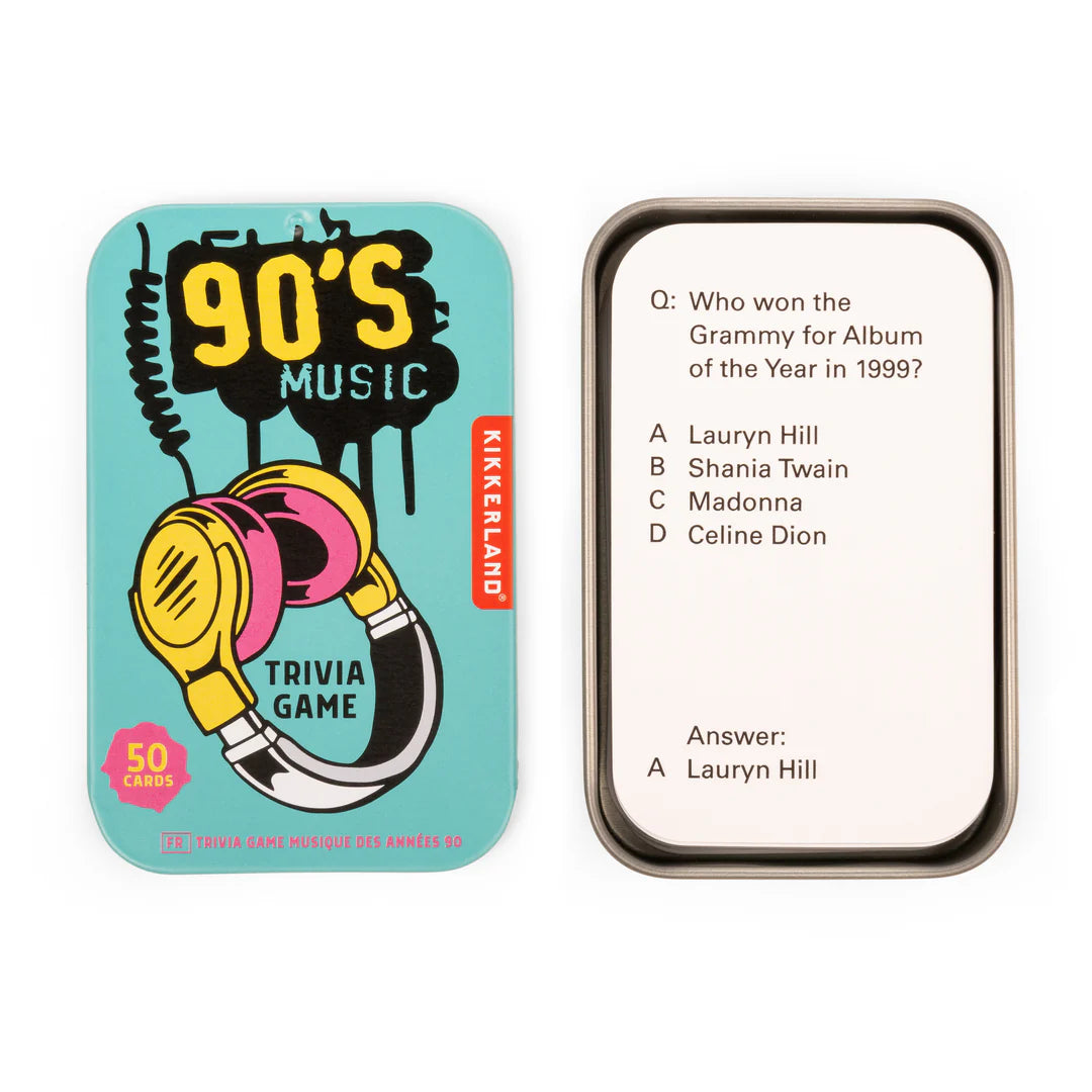 90's music trivia game