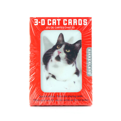 Cat 3D Playing Cards - Front & Company: Gift Store