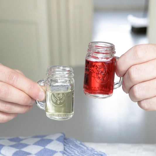 Mason Jar Shot Glasses S/4