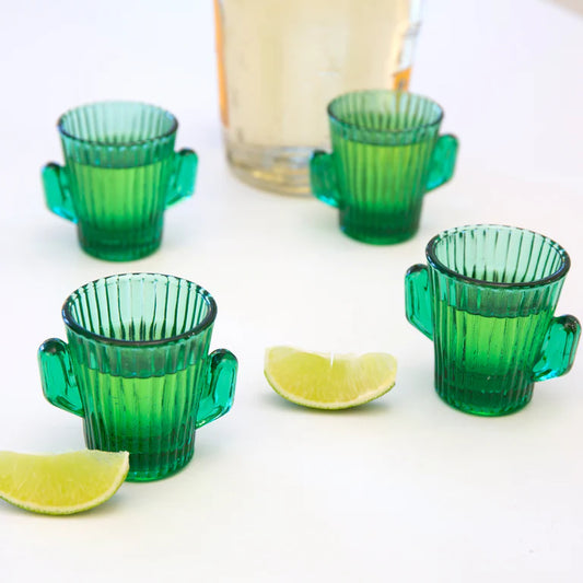 Cactus Shot Glasses S/4