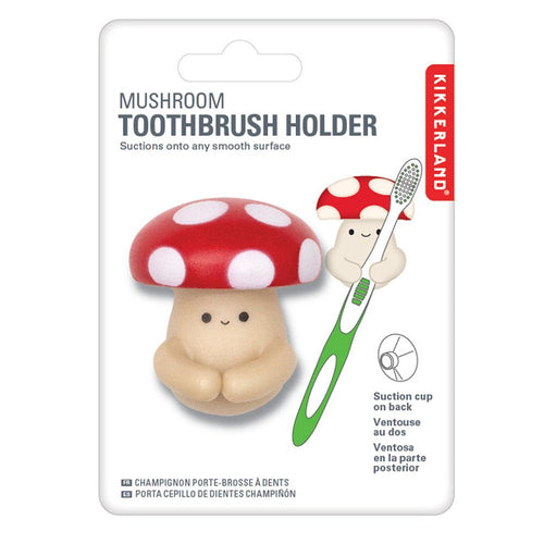 Mushroom Toothbrush Holder - Front & Company: Gift Store