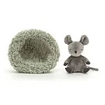 Load image into Gallery viewer, Jellycat Hibernating Mouse  - Discontinued in 2024
