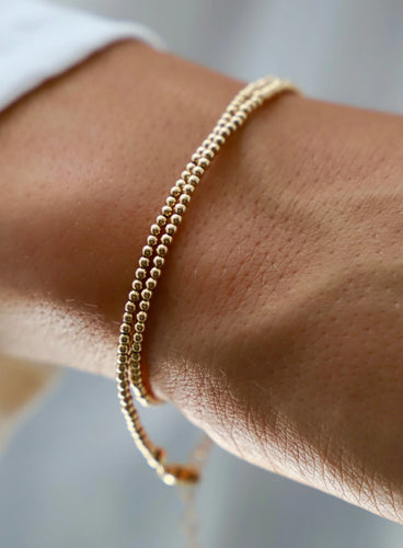 Gold Filled Double Wrap Bracelet - Front & Company: Gift Store