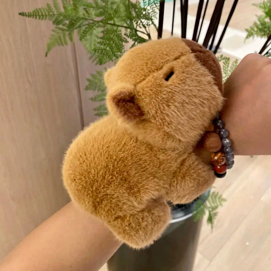 Cabybara Plush hugging Wrist