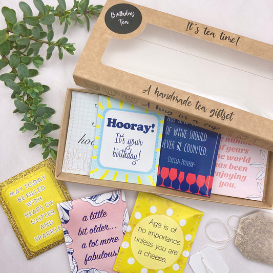 Birthday Tea Envelopes Mixed Tea Flavor