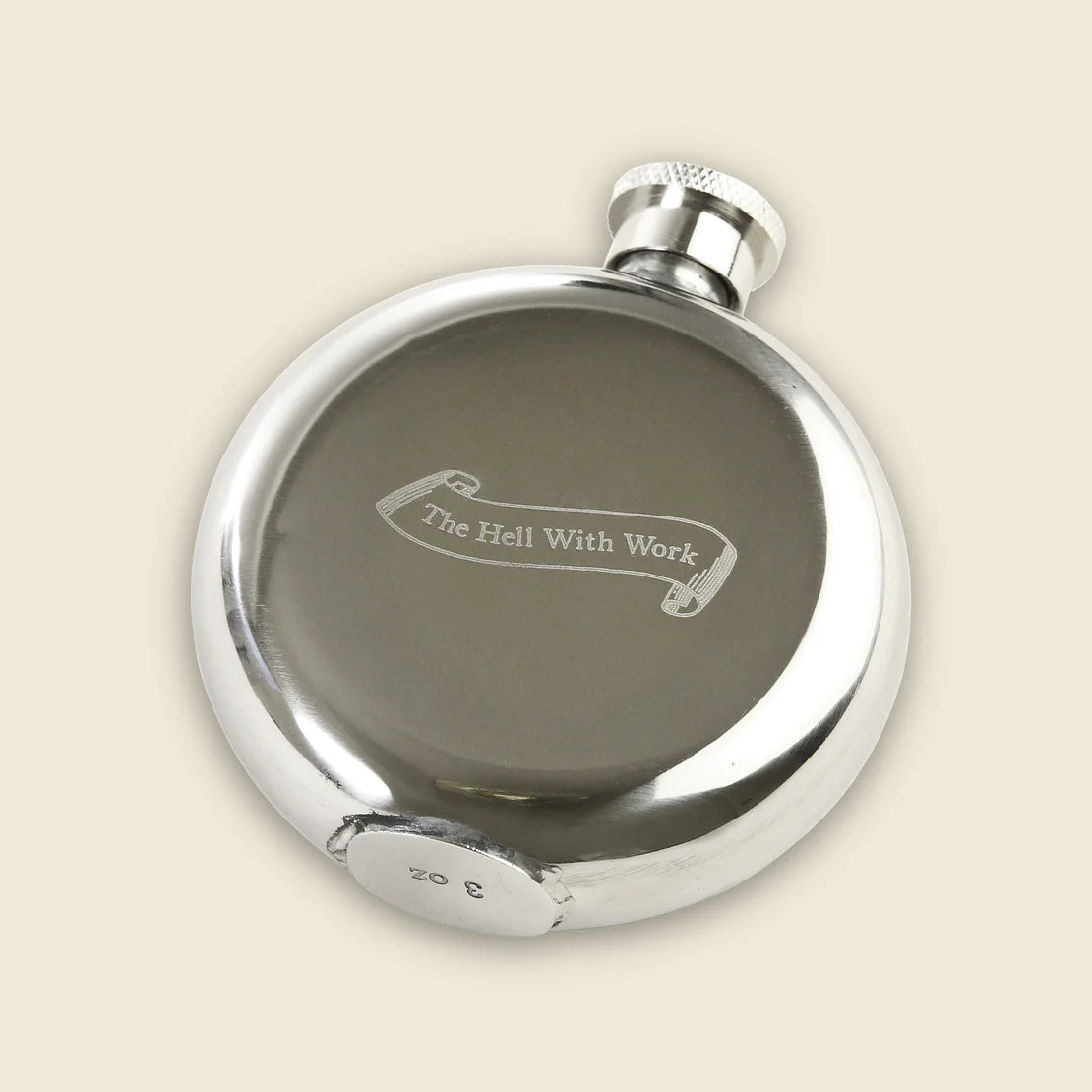 THE HELL WITH WORK 3OZ FLASK