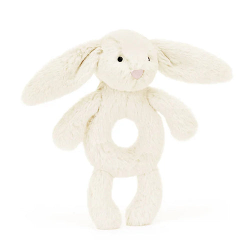 Jellycat Bashful Cream Ring Rattle - Front & Company: Gift Store