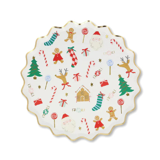 Meri Meri Jolly Christmas Side Plates