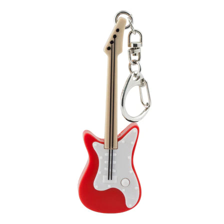 Guitar Keychain Asst Rd/Blk - Front & Company: Gift Store