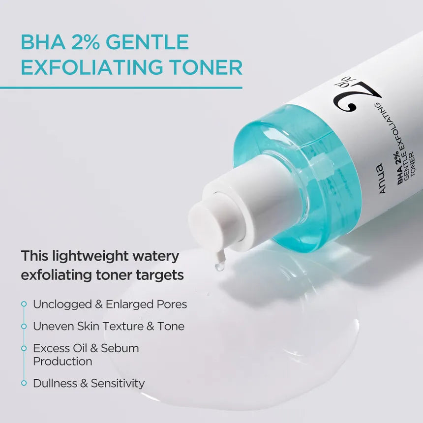 Anua bha 2% Gentle Exfoliating Toner