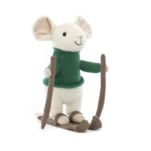 Jellycat Merry Mouse Skiing - Front & Company: Gift Store