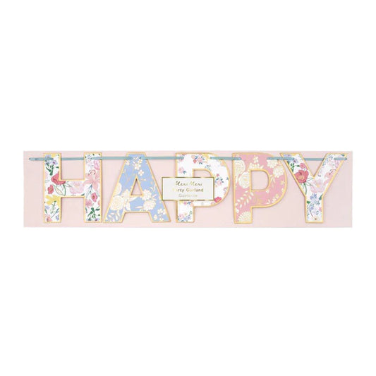 Meri Meri  English Garden Bday Garland