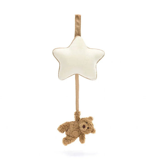 Jellycat Bartholomew Bear Musical Pull (Recycled Fibers)