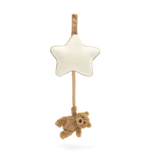 Jellycat Bartholomew Bear Musical Pull (Recycled Fibers) - Front & Company: Gift Store
