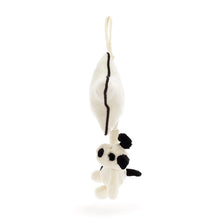 Load image into Gallery viewer, Jellycat Bashful Black &amp; Cream Puppy Musical Pull (Recycled Fibers)
