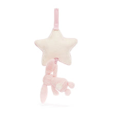 Load image into Gallery viewer, Jellycat Bashful Pink Bunny Musical Pull (Recycled Fibers)
