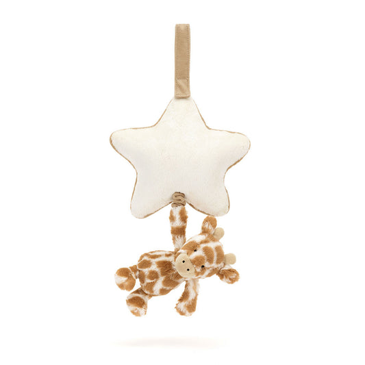 Jellycat Bashful Giraffe Musical Pull (Recycled Fibers)