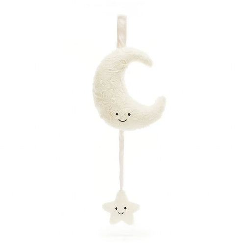 Jellycat Amuseables Moon Musical Pull (Recycled Fibers) - Front & Company: Gift Store