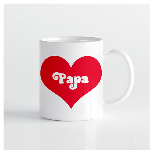 Papa Heart - Mug