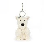 Jellycat Munro Scottie Dog Bag Charm - Front & Company: Gift Store