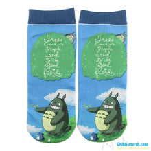 Load image into Gallery viewer, Totoro Tree &amp; People socks
