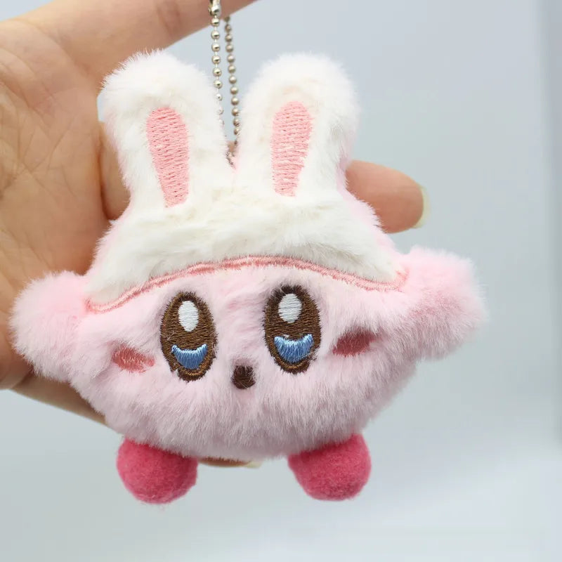 Kirby with Bunny Ears Plush Key Charm