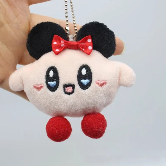 Kirby with Mini Mouse Ears Plush Key Charm