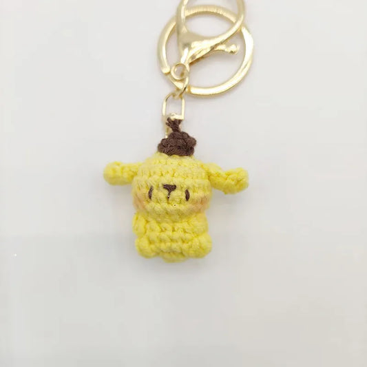 Pompompurin Crochet Keychain
