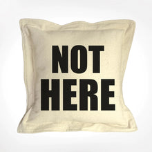 Load image into Gallery viewer, &quot;Not Here&quot; &quot;And Here&quot; Pillows

