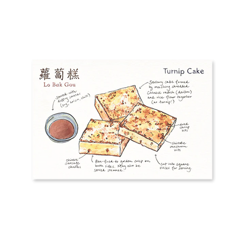 Turnip Cake Postcard - Front & Company: Gift Store