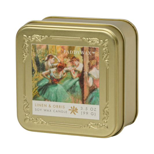 Impressionist 3.5oz Gold Tin - Degas, "Dancers"