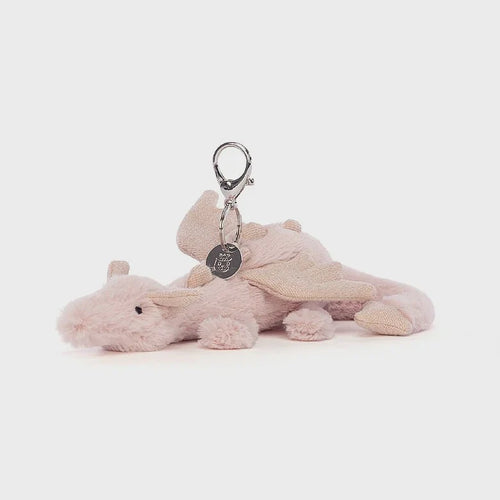Jellycat Rose Dragon Bag Charm * - Front & Company: Gift Store