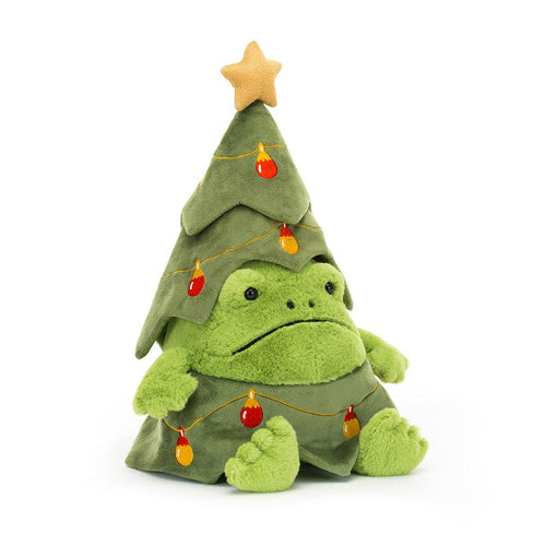 Jellycat Christmas Tree Ricky Rain Frog - Front & Company: Gift Store