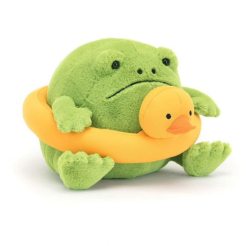 Jellycat Ricky Rain Frog Rubber Ring - Front & Company: Gift Store
