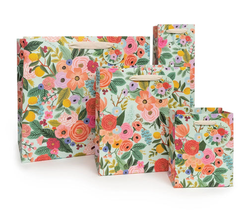 Rifle Paper Co - Garden Party Small  Gift bag - Front & Company: Gift Store