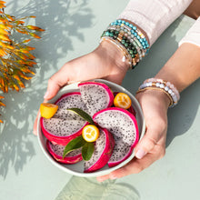 Load image into Gallery viewer, Intermix Stone Stack Bracelet Blu Howlite
