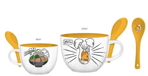 Gudetama Soup Mug with Spoon - Front & Company: Gift Store