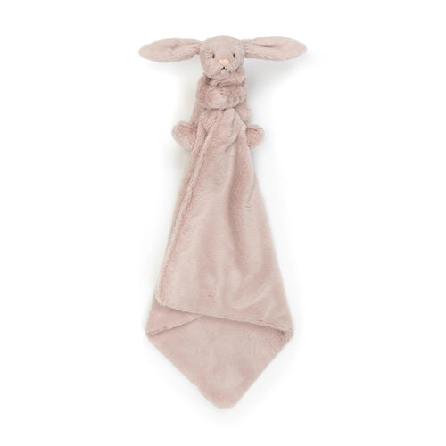 Jellycat Bashful Luxe Bunny Rosa Soother - Packaged - Front & Company: Gift Store