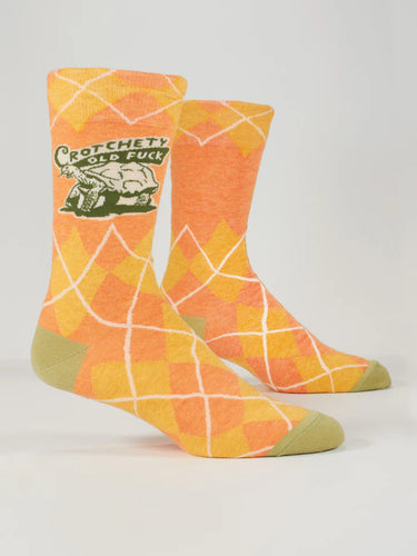 Crotchety Old Fuck Men's Socks - Front & Company: Gift Store