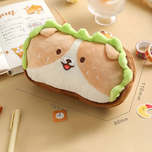 Bear Sandwich Pencil Bag - Front & Company: Gift Store