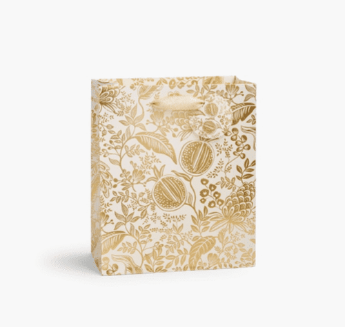 Rifle Paper Co - Pomegranate Md Gift Bag - Front & Company: Gift Store