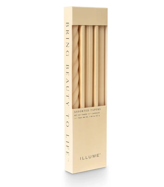 Assorted Candle Tapers 3-PackIsla Lily