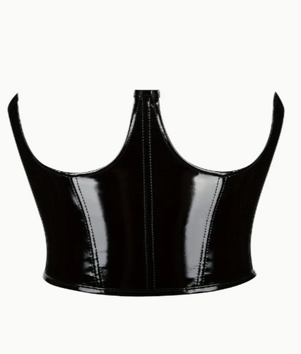 Solid Strapless Black Corset Bustier - Front & Company: Gift Store