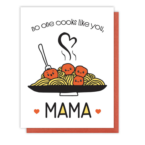 Spaghetti Mama Appreciation Letter - Front & Company: Gift Store