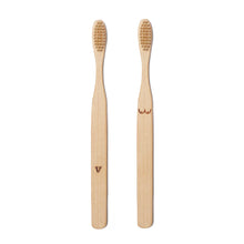 Load image into Gallery viewer, Nudie Bamboo Toothbrush Set
