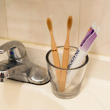 Load image into Gallery viewer, His &amp; Her Bamboo Toothbrush Set

