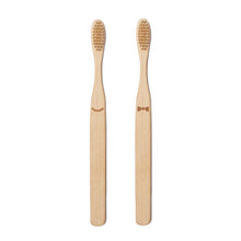 Load image into Gallery viewer, His &amp; Her Bamboo Toothbrush Set
