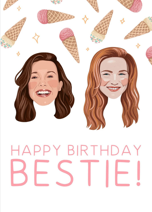 Stranger Things Max + El Bestie Card